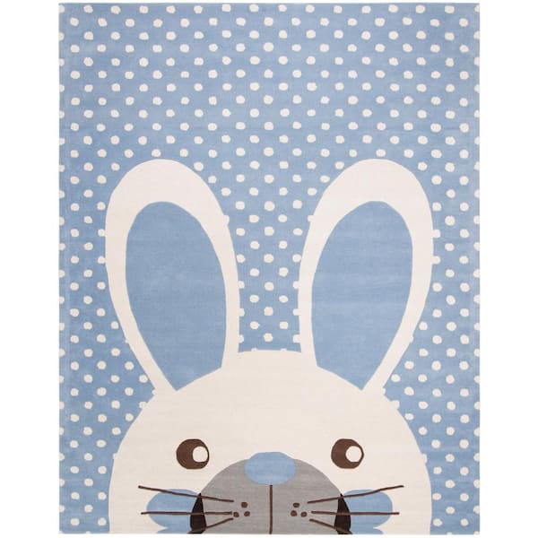 SAFAVIEH Kids Blue/Ivory 8 ft. x 10 ft. Area Rug