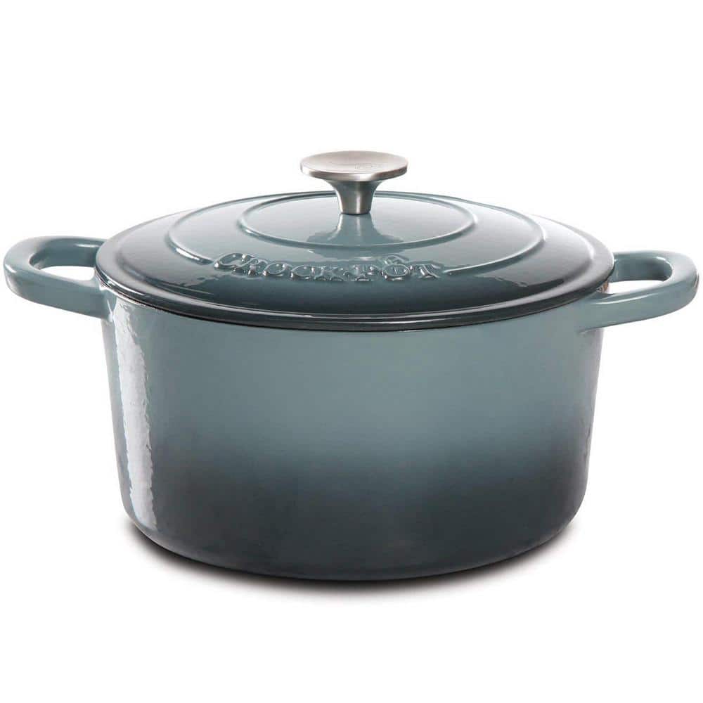  Smooth and Polished Cast Iron Dutch Oven by StarBlue – 5 qt Cast  Iron with 10 Inches Diameter, 2 in 1 Multipurpose Skillet and Pot for  Non-Stick Cooking: Home & Kitchen