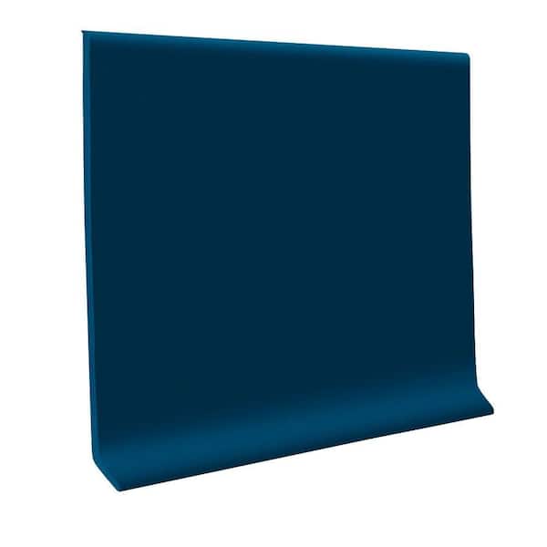 ROPPE 700 Series Deep Navy 4 in. x 1/8 in. x 48 in. Thermoplastic Rubber Wall Cove Base (30-Pieces)