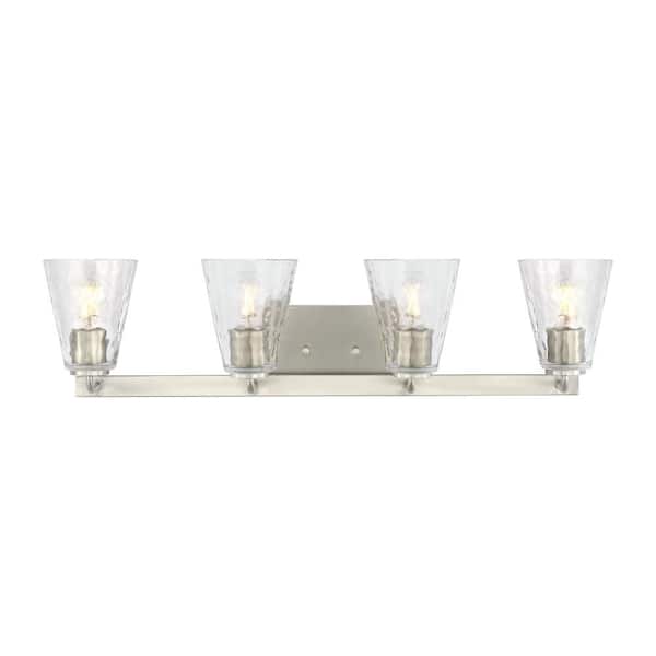 Home Decorators Collection Westbrook 30, Four Light Vanity Brushed Nickel