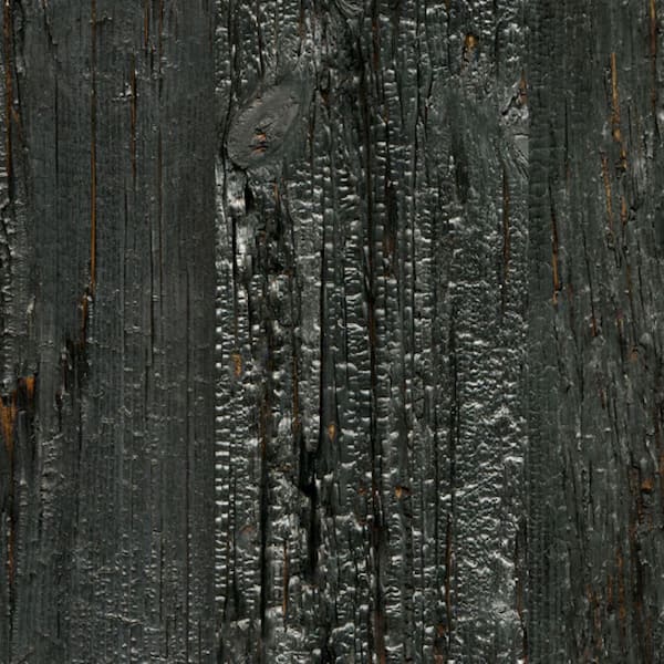Accent Kilamanjaro 1/4 in. x 1/2 ft. x 4 ft. Black Resin Decorative Wall Paneling (18-Pack)