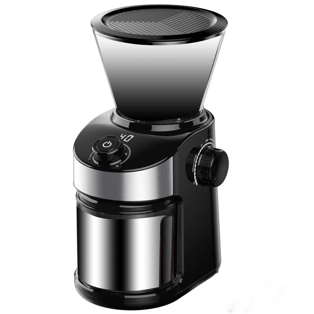 Electric Burr Coffee Grinder for Home, 32 Grind Settings, Adjustable 40-Second Timer, One-Touch Cleaning, Black price history on PriceWatchPro