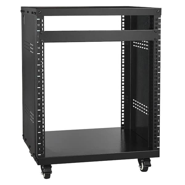 SKYSHALO 12U AV Rack Stand Steel 20.1 x 27.6 x 20.1 in. Network
