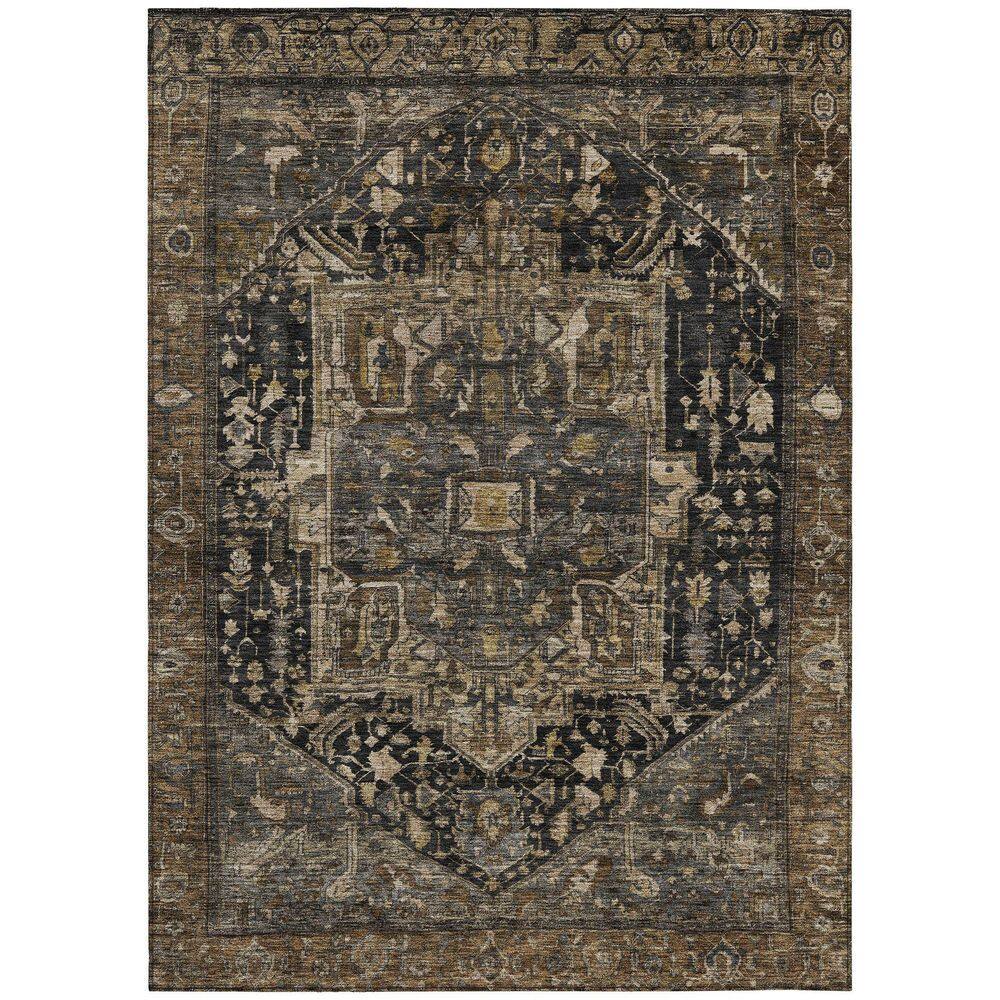 Chantille Machine Washable Indoor/Outdoor Abstract ACN1240 Fudge 8 ft. x 10 ft. Area Rug price history on PriceWatchPro