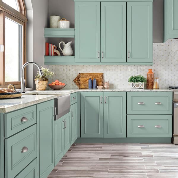 1 qt. #M430-3 Wintergreen Dream Satin Enamel Interior/Exterior Cabinet, Door & Trim Paint