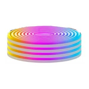 20ft. Outdoor RGB App/Remote Control Plug-In Integrated LED Rope light 1-Pack