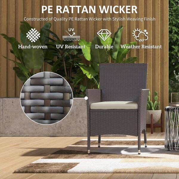 plastic woven lounge chair