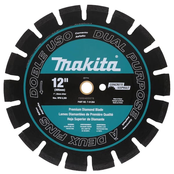 Makita 12 in. Premium Segmented Dual Purpose Diamond Blade