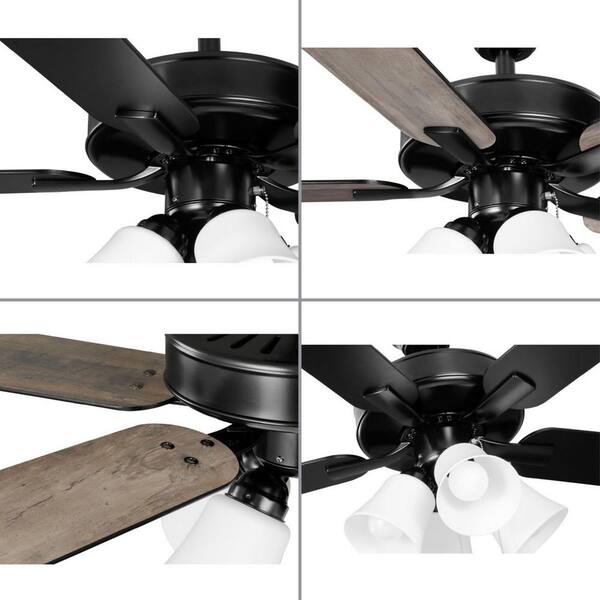Rated Ac Motor Transitional Ceiling Fan, Progress Airpro Ceiling Fan Light Kit