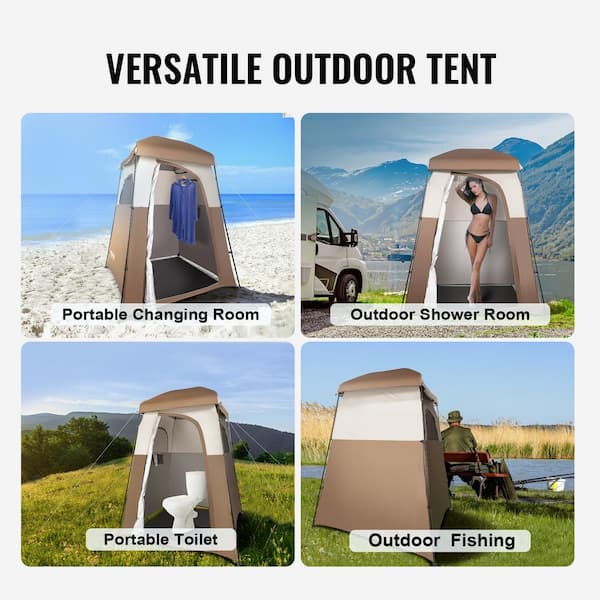 Pop Up Privacy Tent Foldable Outdoor Shower Toilet Tent Portable Clothes  Changing Room Camping Shelter with Carry Bag for Camping Hiking Beach Picnic