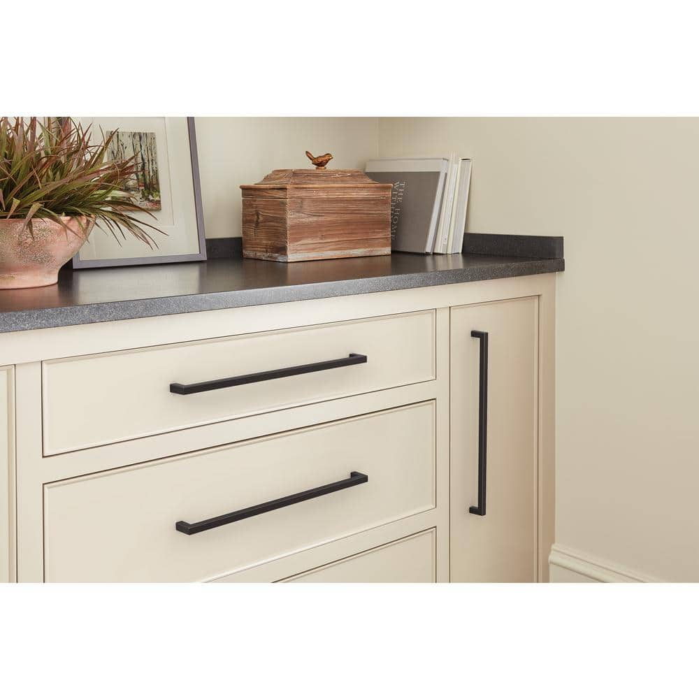 Monument 13-Inch Oil-Rubbed Bronze Rectangular Bar Pull