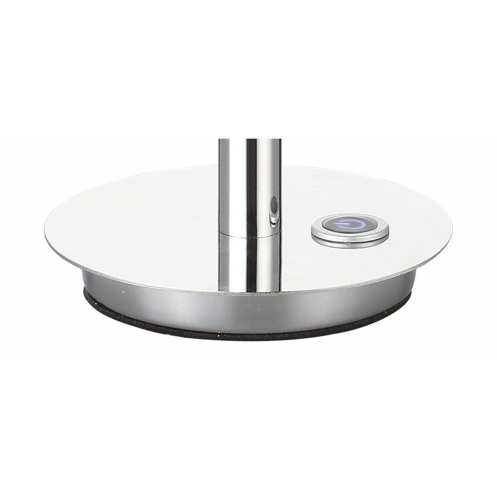 Keira 16.5" Chrome LED Modern Table Lamp