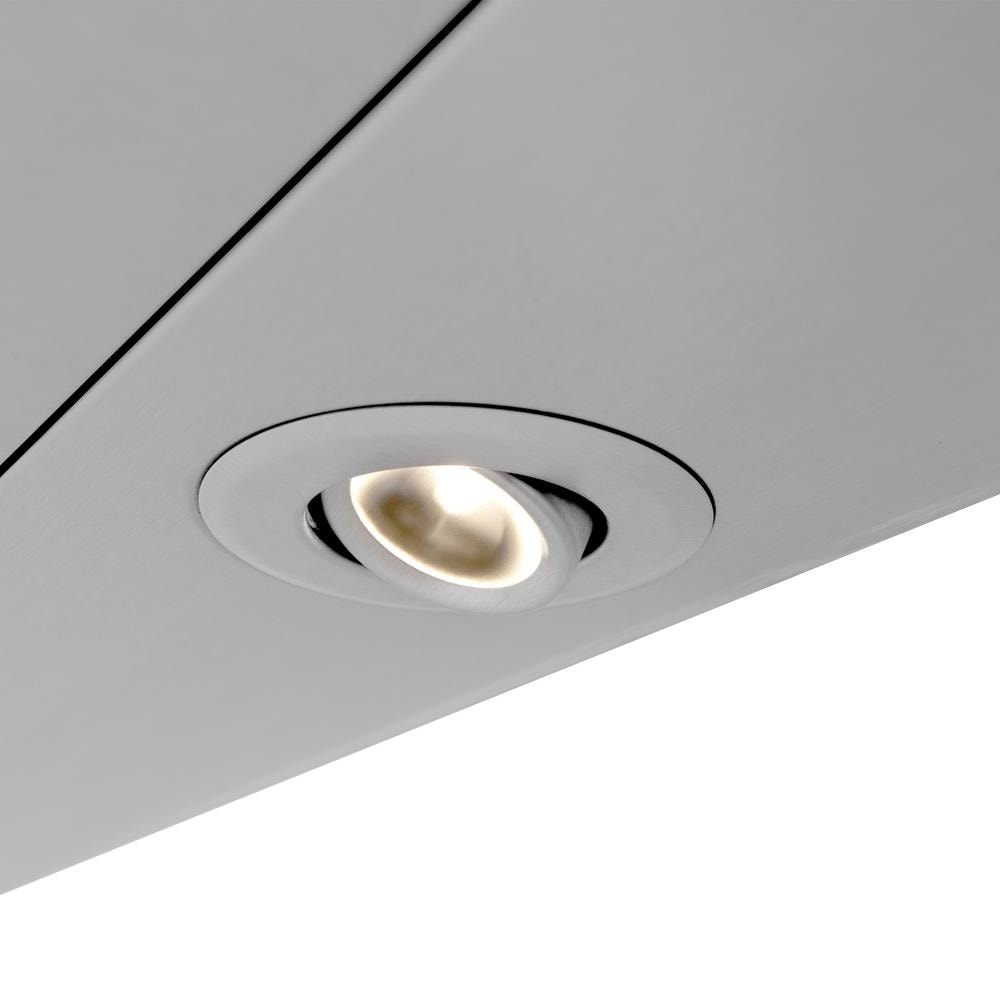 48" Stainless Steel Wall Mount Range Hood with Bluetooth Speakers