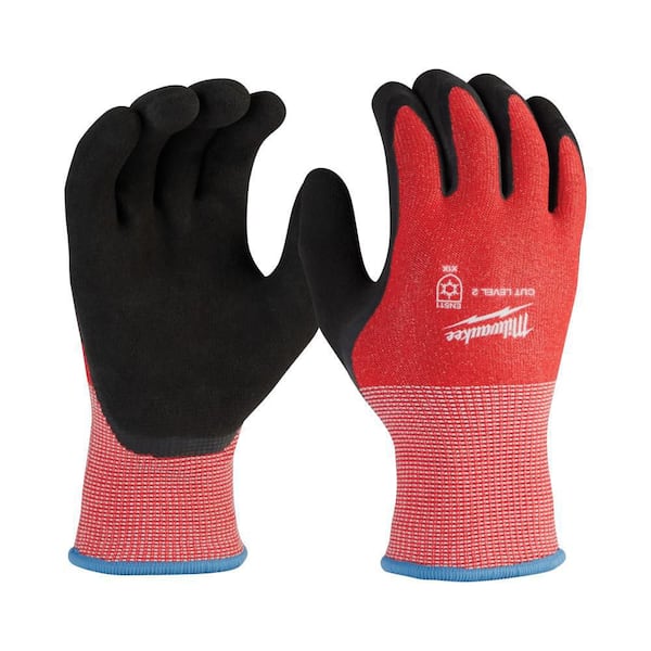 Milwaukee Medium Red Latex Level 2 Cut Resistant Insulated Winter