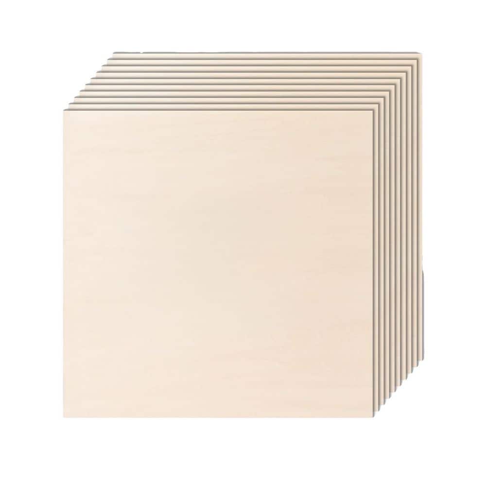 1/4 in. x 1 ft. x 1 ft. Basswood Plywood Project Panel 10-Pack for DIY Crafts, Engraving, Wood Burning and Model Making price history on PriceWatchPro