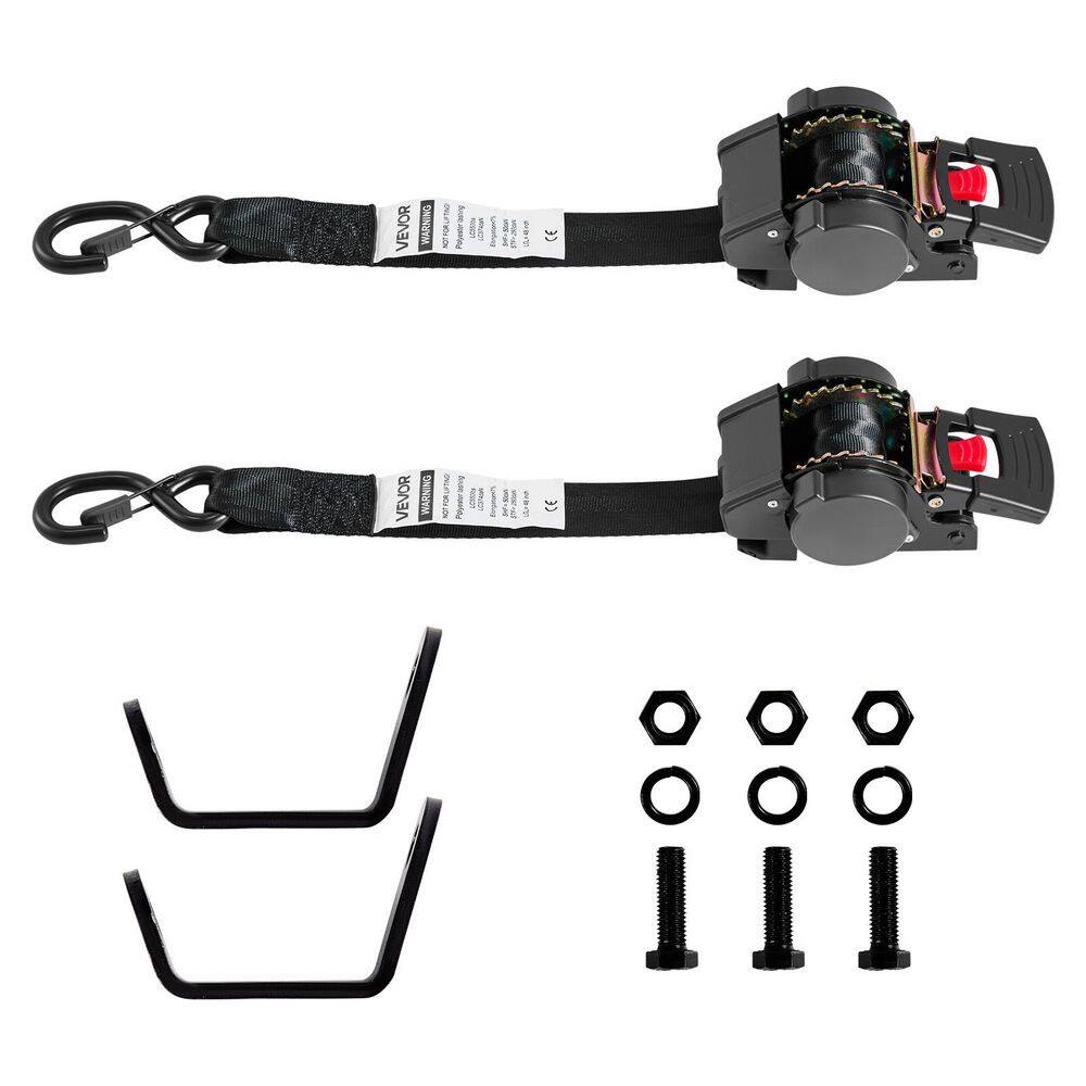 Wheel Chock Tie-Down Kit, Fixed Trailer Tie Down Strap, Car Tie Down Kit with S-Hook, Break Strength 1649 lbs. price history on PriceWatchPro