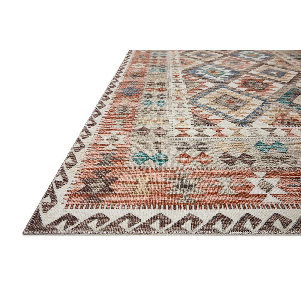 Zion Ivory Multi Southwestern-Inspired Low-Pile Runner Rug, 2'6" x 7'6"