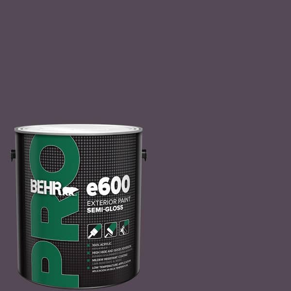 BEHR PRO 1 gal. #BXC-51 Deep Mulberry Semi-Gloss Exterior Paint