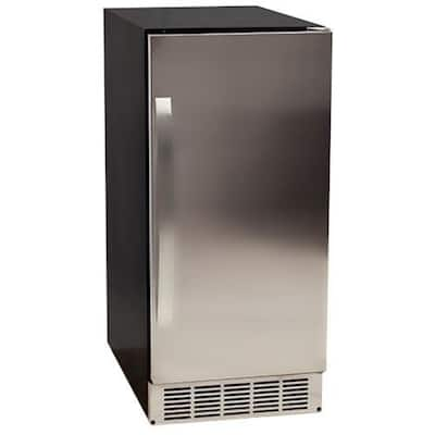 KitchenAid 18 in. 50 lb. Built-In Ice Maker in PrintShield Stainless Steel  KUID508HPS - The Home Depot