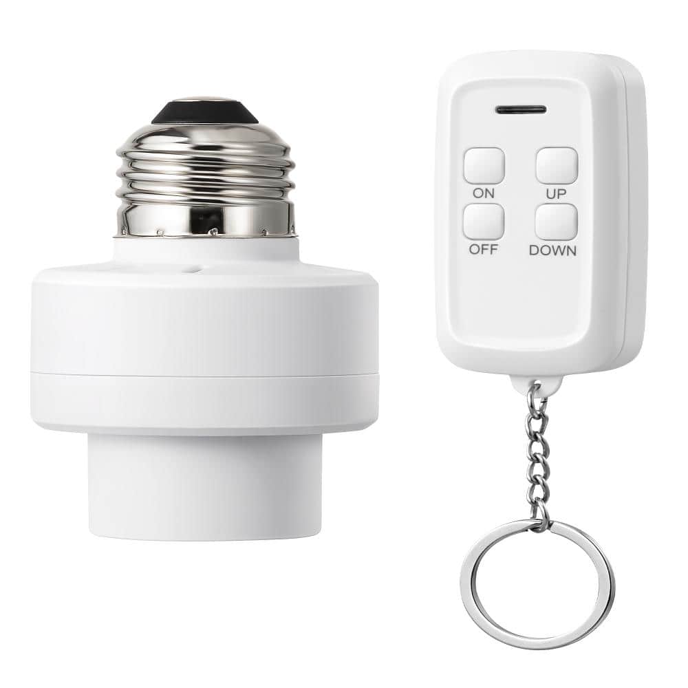 120-Volt Remote Control Light Socket with Dimmer, E26/E27 Base No Wiring for Closet, Basement, ETL Listed price history on PriceWatchPro