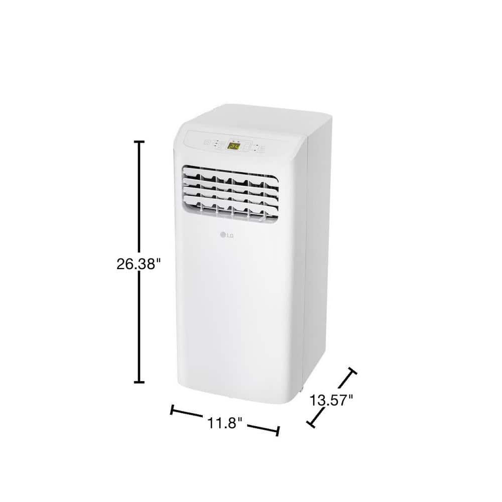 LG 6,000 BTU White Portable Air Conditioner with Remote