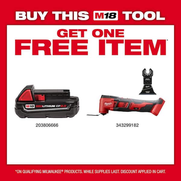 M18 18V Lithium-Ion Cordless Short Throw PEX Press Tool Kit with 3 PEX Crimp Jaws (2) 2.0 Ah Batteries and Charger