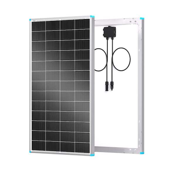 200-Watt 12-Volt Monocrystalline Solar Panel for Off Grid Large System Residential Commercial House Cabin Sheds Rooftop