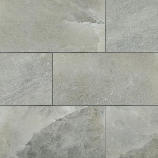 Bedrosians Rock Crystal 16 In. X 32 In. Glossy El Capitan Porcelain 