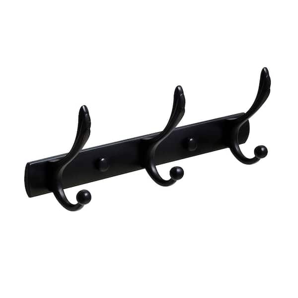 MODONA Large Triple Towel and Robe Hook in Rubbed Bronze 3H03-A-B