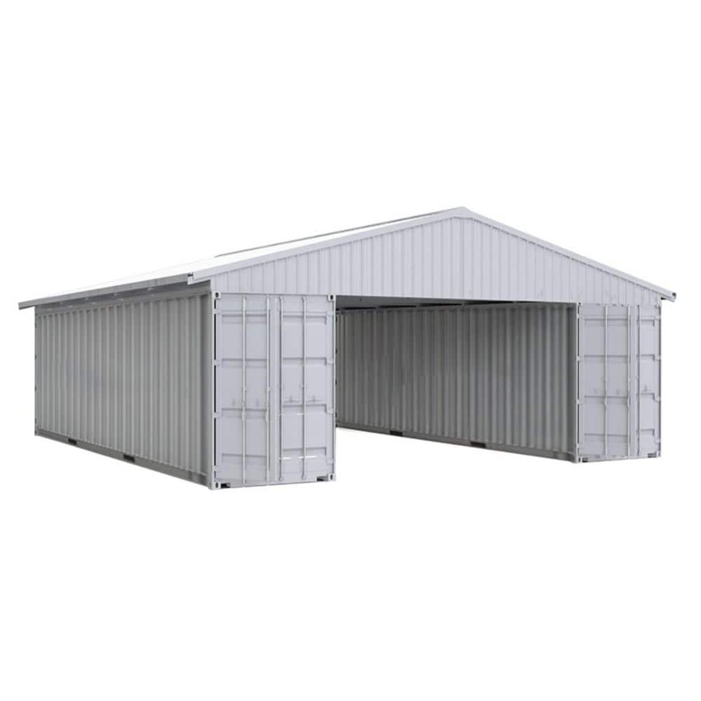 40 ft. W x 36 ft. D Heavy-Duty Metal Garage Storage Shed(1440 sq. ft.) price history on PriceWatchPro