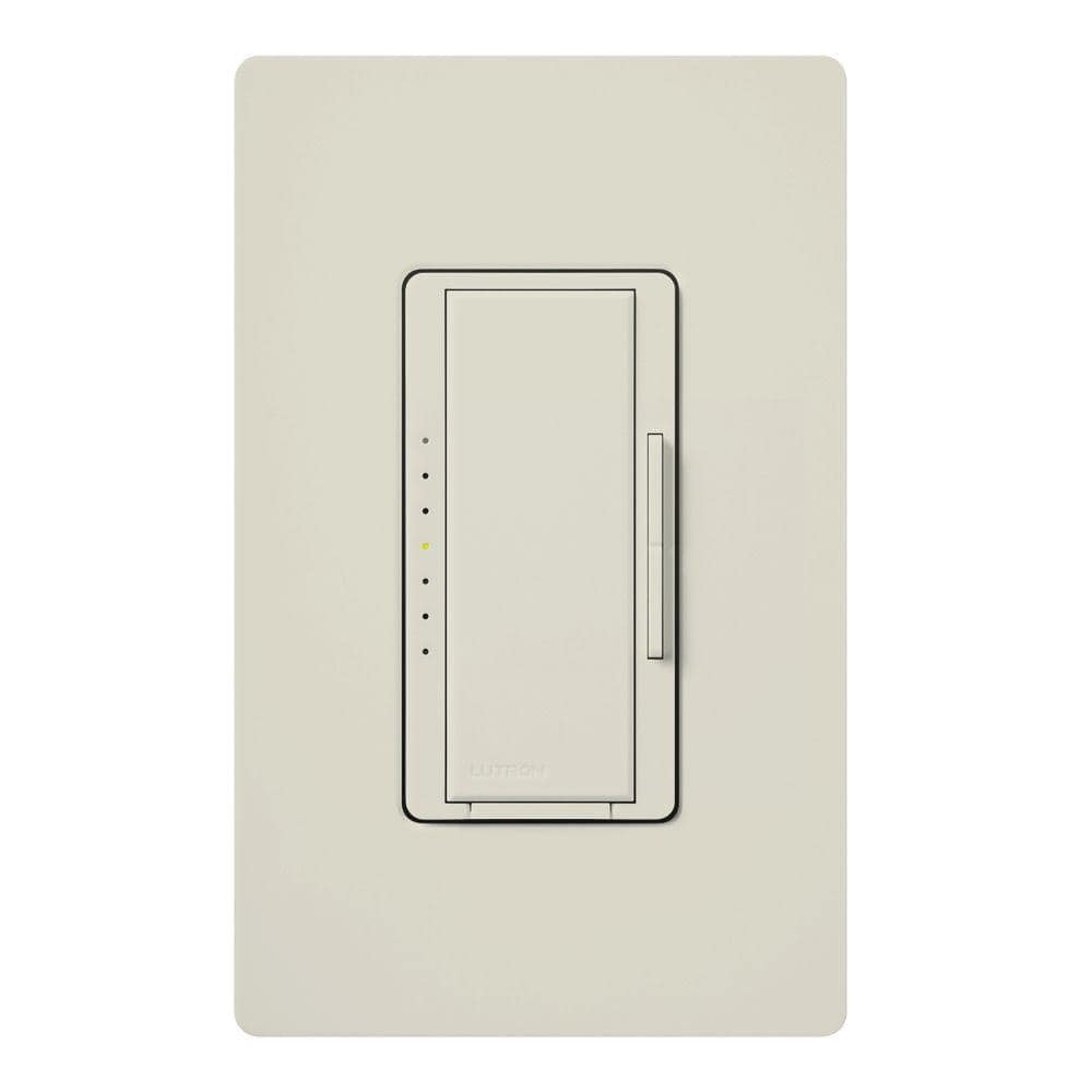 Lutron Maestro 600-Watt Single-Pole Digital Dimmer - Light Almond