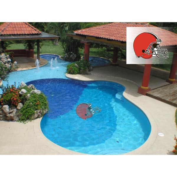 Applied Icon NFL Cleveland Browns 59 in. x 59 in. Large Pool Graphic