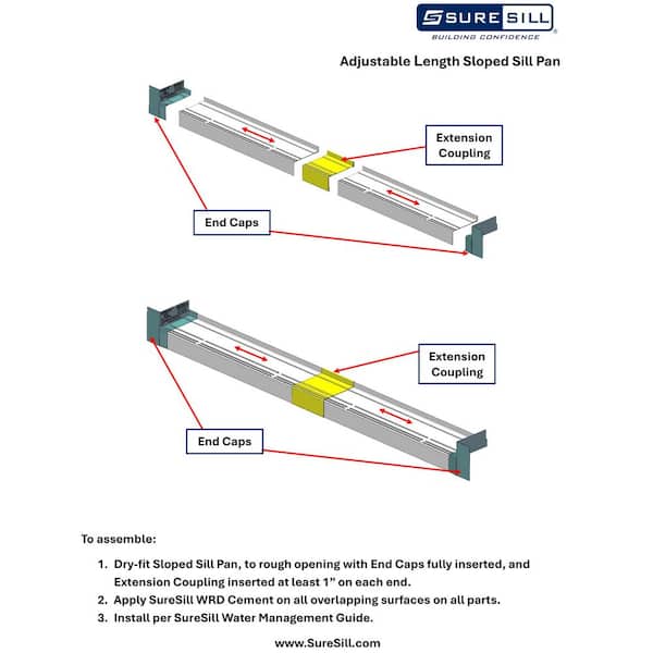 Have a question about SureSill 4-9/16 in. x 74-76 in. PVC Sloped