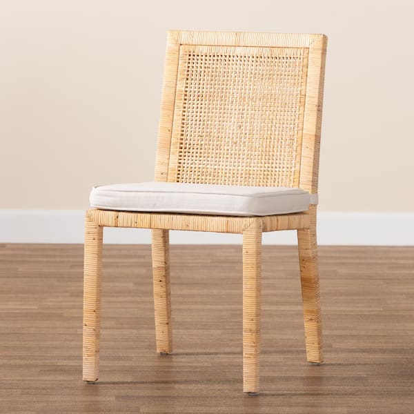 Wicker dining best sale bench with back