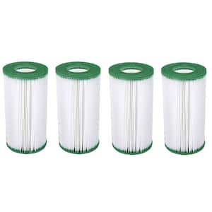 Type III A/C 1000 and 1500 GPH Replacement Filter Pool Cartridges (4-Pack)