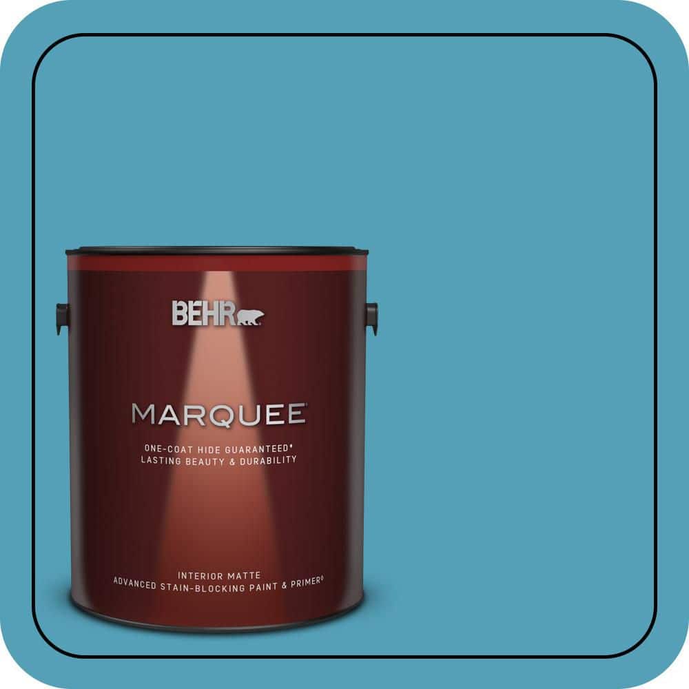 1 gal. #M480-5A North Pole Blue One-Coat Hide Matte Interior Paint & Primer product image for price tracking