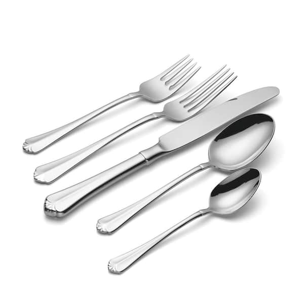 Oneida Julliard 20-Piece Silver 18/10 Stainless Steel Flatware Set