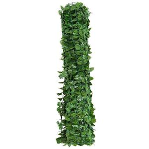 59 in. L x 94.5 in. W x 6 in. H Plastic Faux Ivy Leaf Garden Decorative Fence