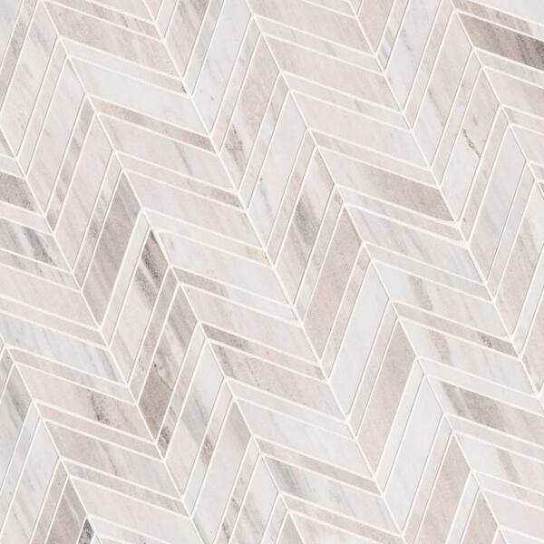 Apollo Tile Desert Hills Gray 12-in x 13-in Polished Natural Stone Marble Random Patterned Floor and Wall Tile (5.08-sq. ft/ Carton)