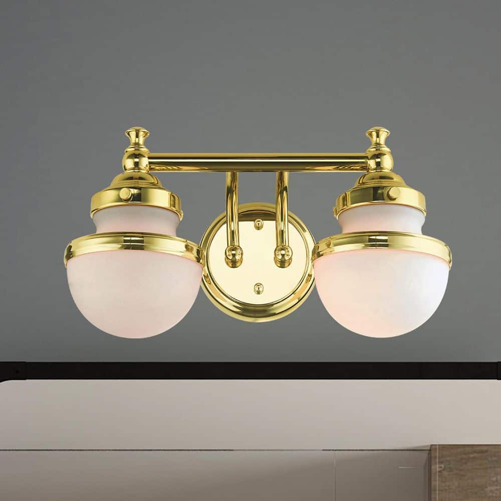 Bellhurst 2 Light Polished Brass Vanity Sconce price history on PriceWatchPro