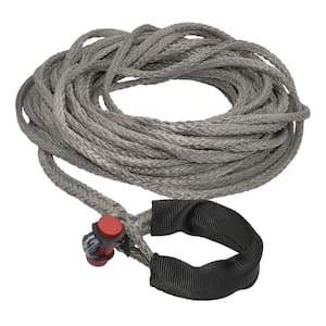 3/8 in. x 85 ft. Synthetic Winch Line with Integrated Shackle