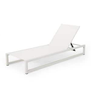 Roger White 1-Piece Metal Outdoor Chaise Lounge
