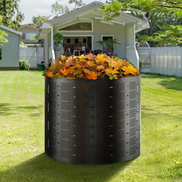 Compost Bin 220 Gal., Outdoor Expandable Composter, Easy to Setup & Large Capacity Composting Bin, Fast Creation of Soil