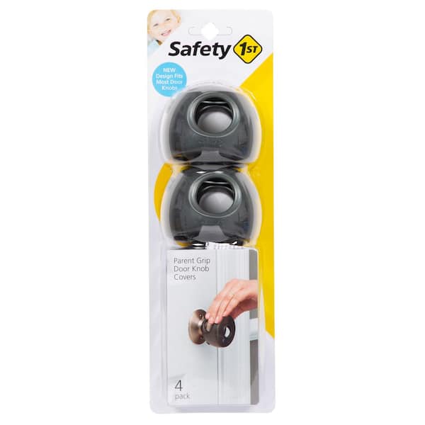 Safety 1st Parent Grip Charcoal Door Knob Covers (4-Pack) HS325