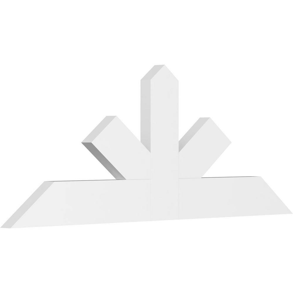 60 in. W x 22 1/2 in. H x 2 in. D x 6 in. F, 9/12 Pitch, Saratoga Signature Urethane Gable Bracket, Primed Tan price history on PriceWatchPro