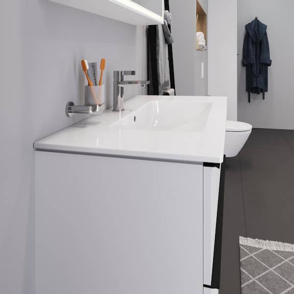Duravit ME by Starck 40.5 in. Rectangular Bathroom Sink in White