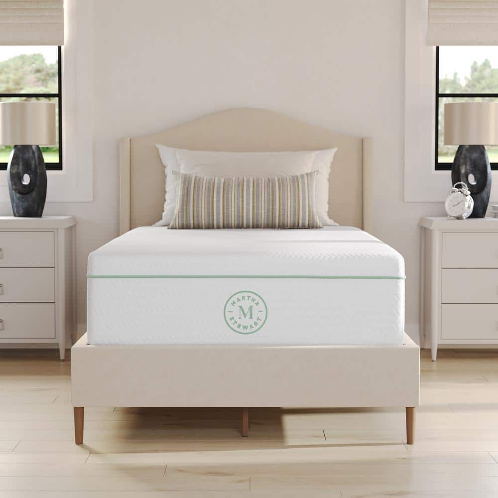 Twin 12" White Gel Memory Foam Adjustable Bed Mattress