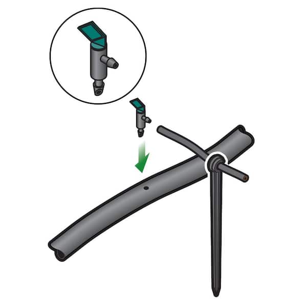 DIG Tropfschnur 100 M – 0,5 GPH, Alle 23 Cm, UV-beständig, Für Gartenbewässerung