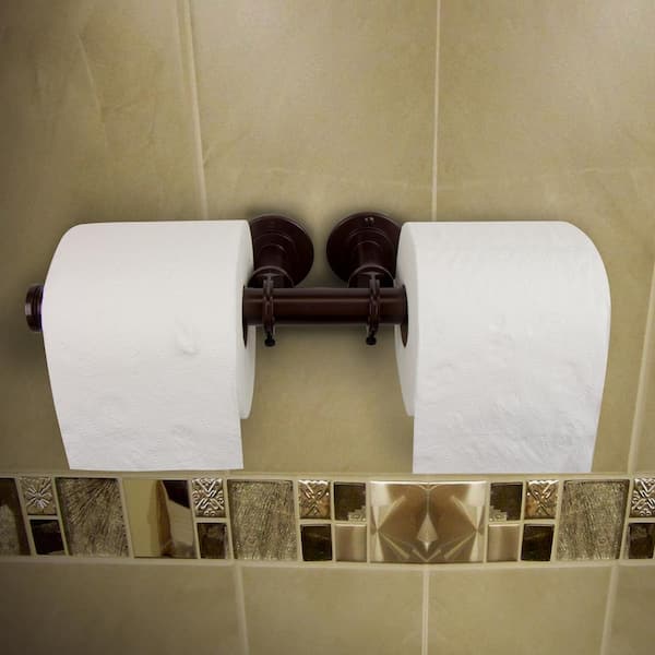 Rod Desyne Double Toilet Paper Holder