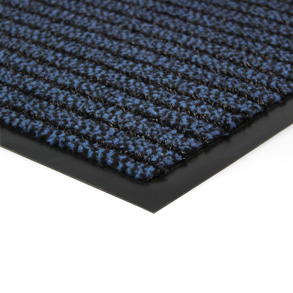 Sleek Blue Polypropylene Indoor Entrance Mat - 24" x 32"